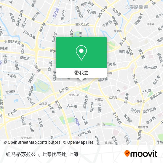 纽马格苏拉公司上海代表处地图