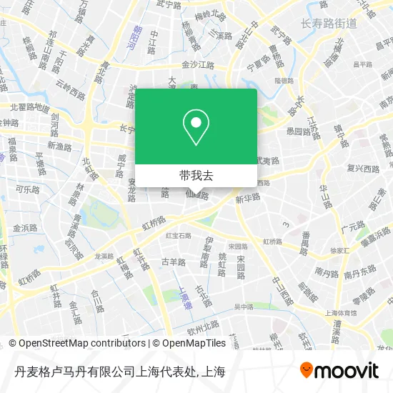 丹麦格卢马丹有限公司上海代表处地图