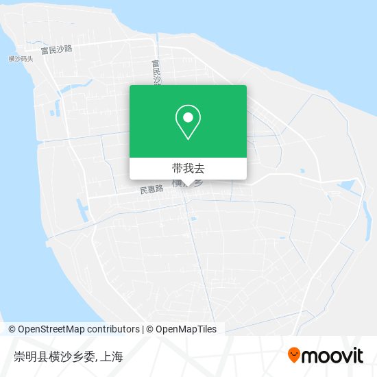 崇明县横沙乡委地图