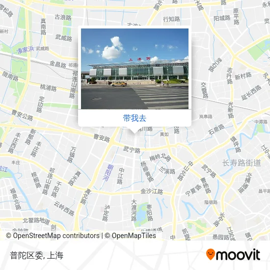 普陀区委地图