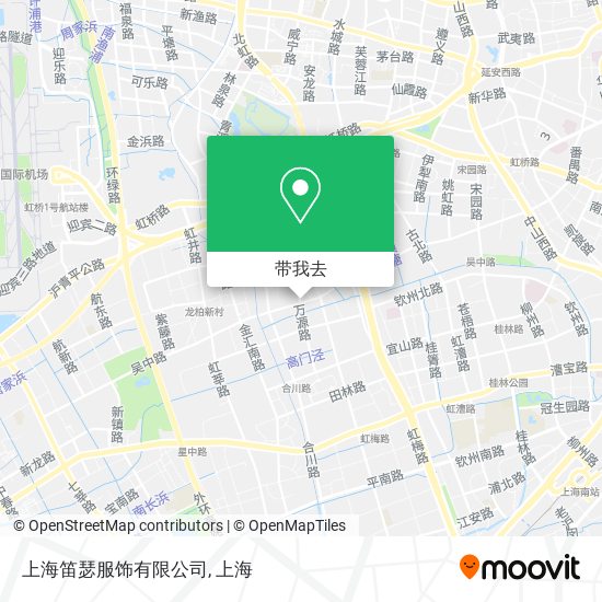 上海笛瑟服饰有限公司地图