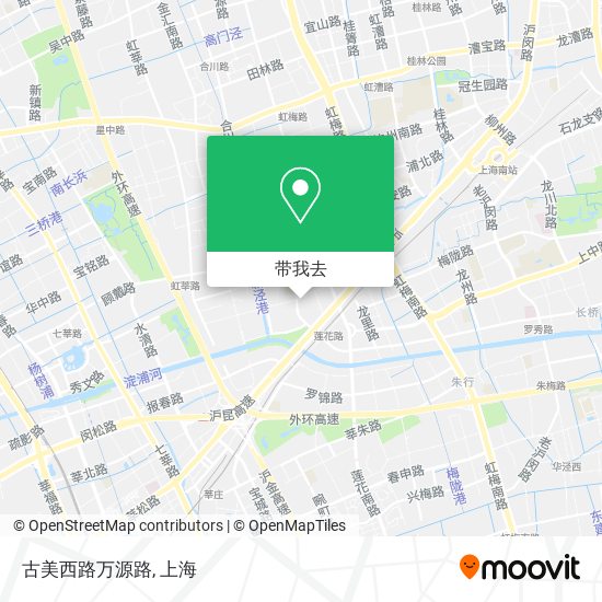 古美西路万源路地图