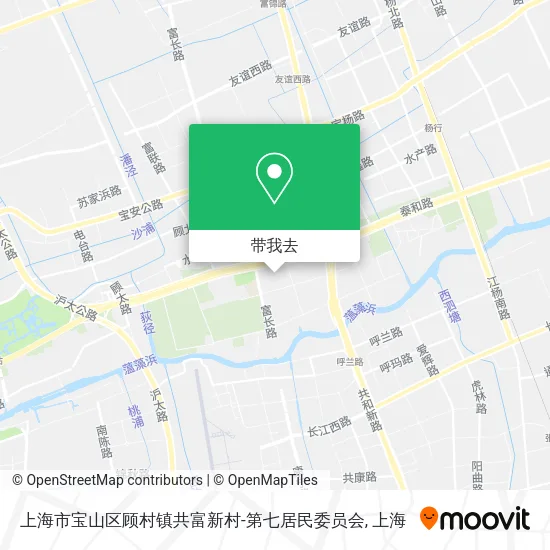 上海市宝山区顾村镇共富新村-第七居民委员会地图