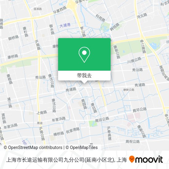 上海市长途运输有限公司九分公司(延南小区北)地图