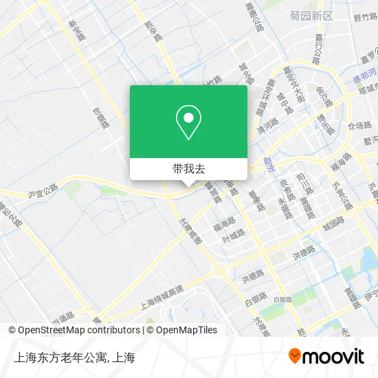 上海东方老年公寓地图