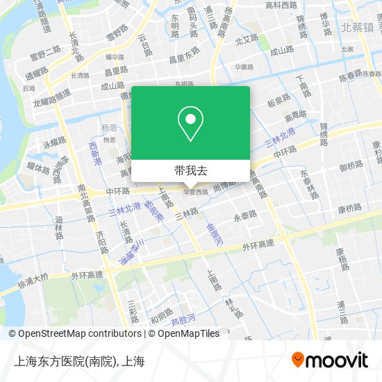 上海东方医院(南院)地图