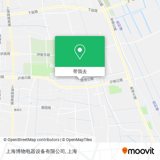 上海博物电器设备有限公司地图