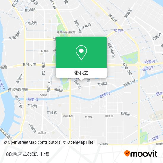 88酒店式公寓地图