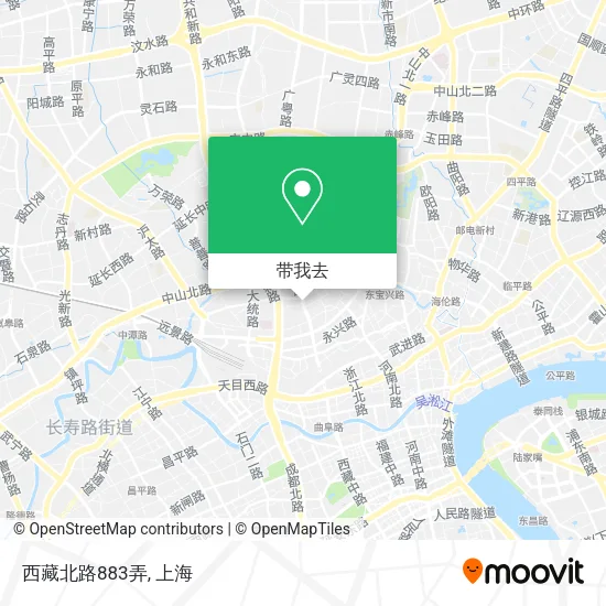 西藏北路883弄地图