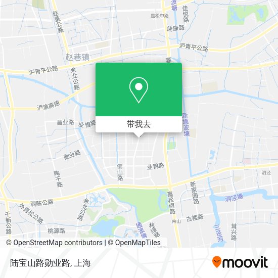 陆宝山路勋业路地图