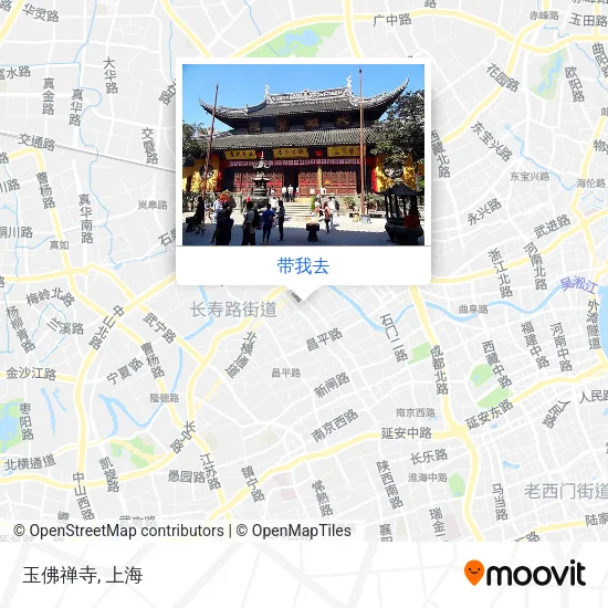 玉佛禅寺地图