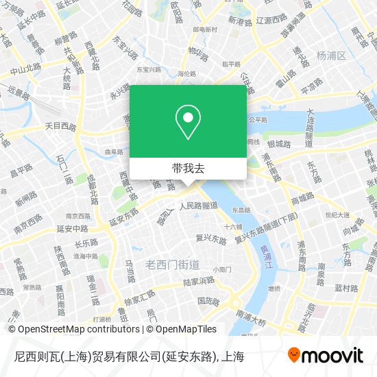 尼西则瓦(上海)贸易有限公司(延安东路)地图