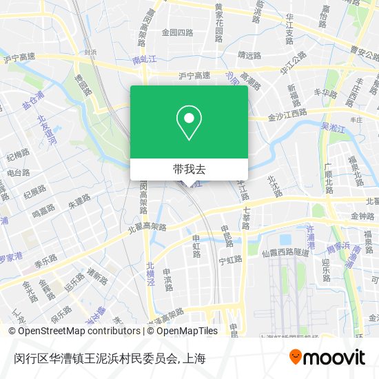 闵行区华漕镇王泥浜村民委员会地图