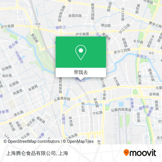 上海腾仑食品有限公司地图