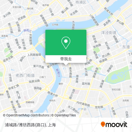 浦城路/潍坊西路(路口)地图