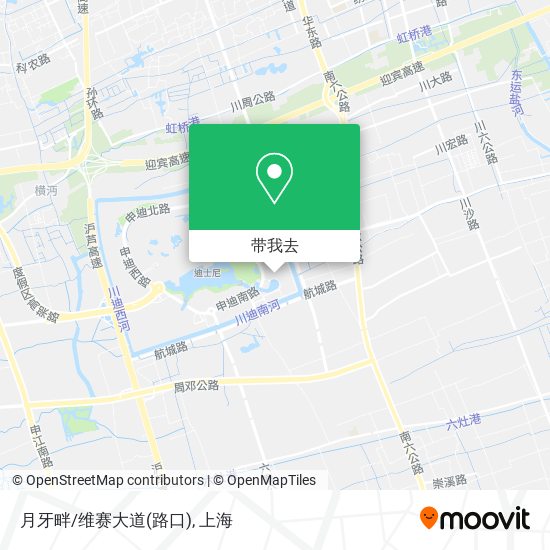 月牙畔/维赛大道(路口)地图