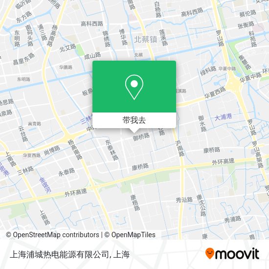 上海浦城热电能源有限公司地图