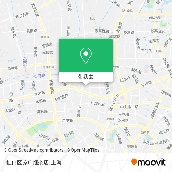 虹口区凉广烟杂店地图