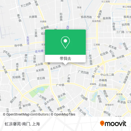 虹凉馨苑-南门地图
