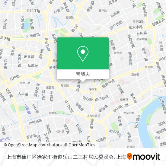 上海市徐汇区徐家汇街道乐山二三村居民委员会地图