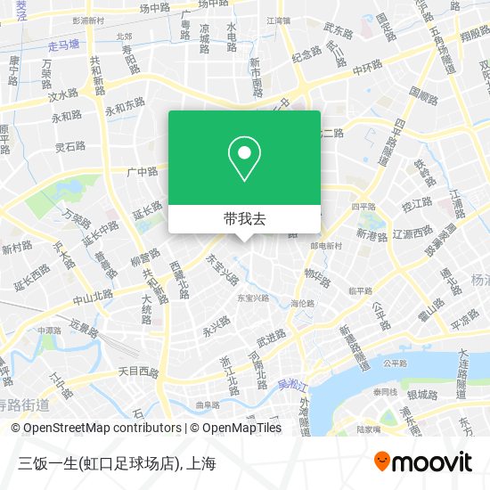 三饭一生(虹口足球场店)地图