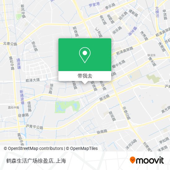 鹤森生活广场徐盈店地图