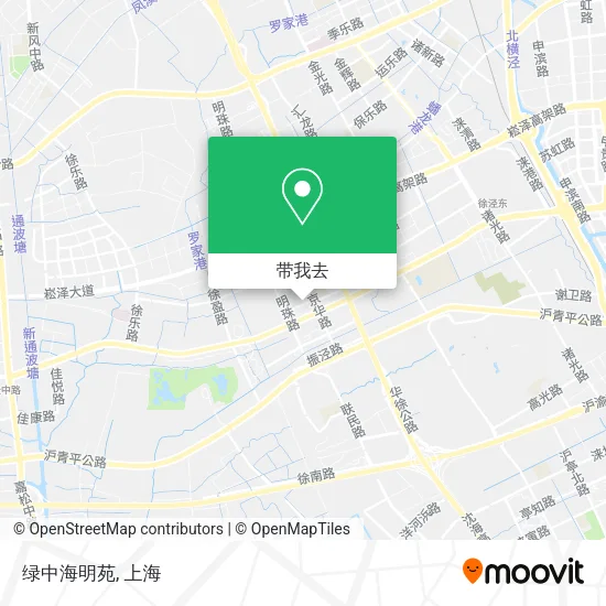 绿中海明苑地图