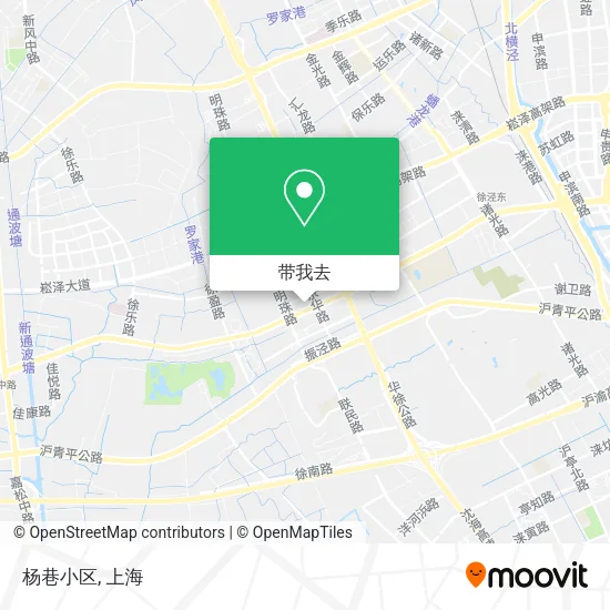 杨巷小区地图