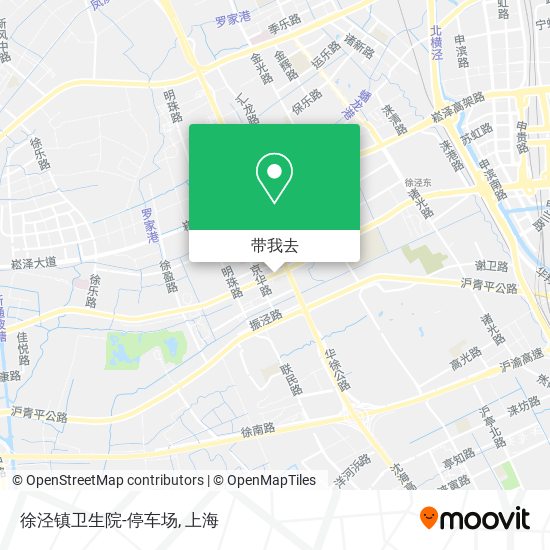 徐泾镇卫生院-停车场地图