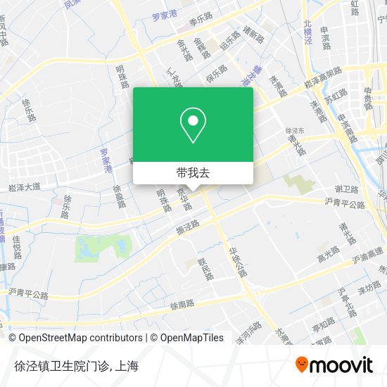 徐泾镇卫生院门诊地图
