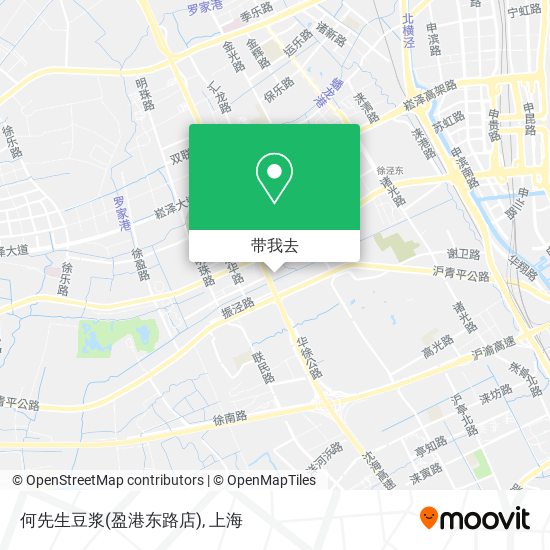 何先生豆浆(盈港东路店)地图