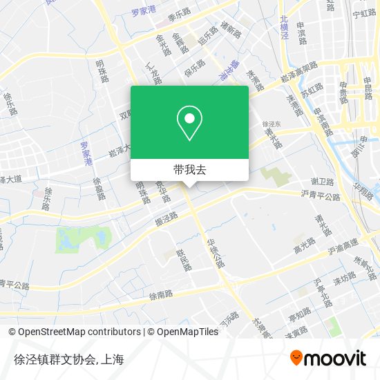 徐泾镇群文协会地图