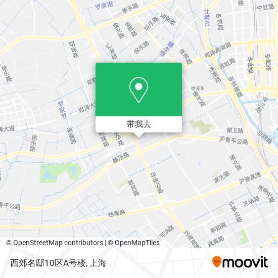 西郊名邸10区A号楼地图