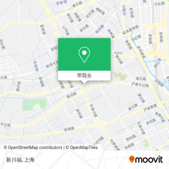 新川福地图