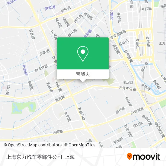 上海京力汽车零部件公司地图