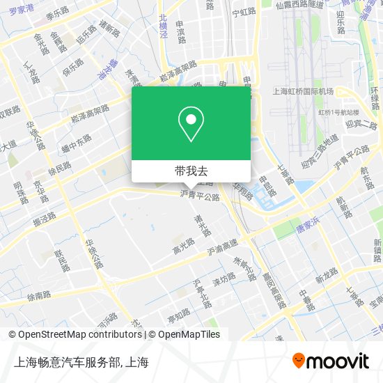 上海畅意汽车服务部地图