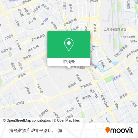 上海颐家酒店沪青平路店地图