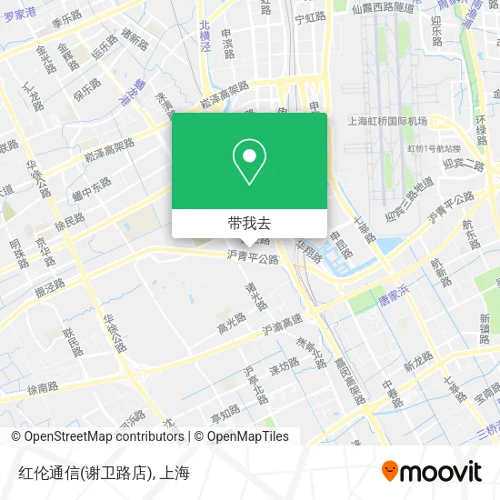 红伦通信(谢卫路店)地图