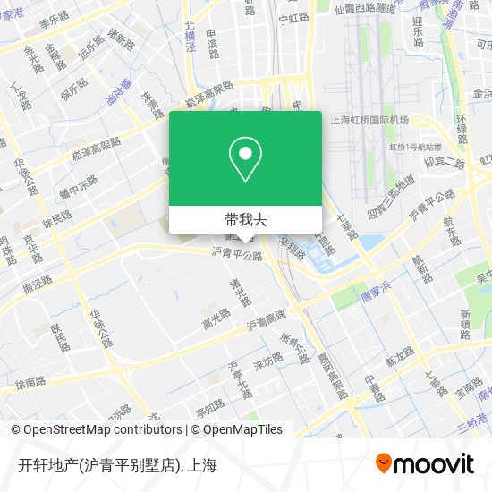 开轩地产(沪青平别墅店)地图