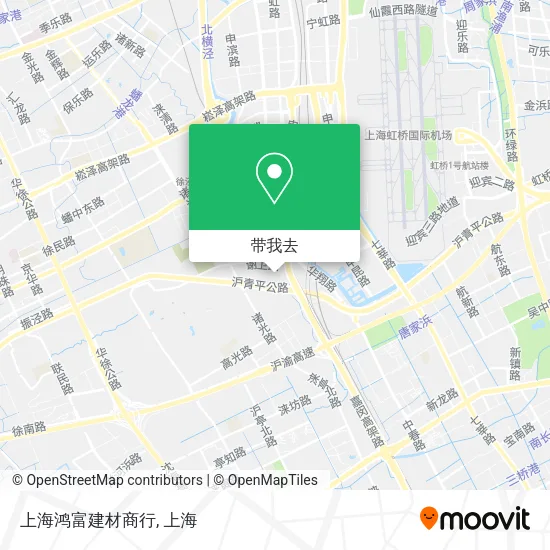 上海鸿富建材商行地图