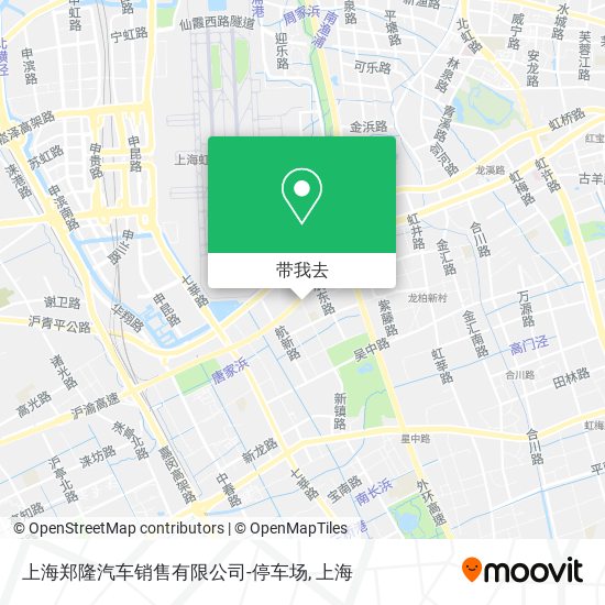 上海郑隆汽车销售有限公司-停车场地图