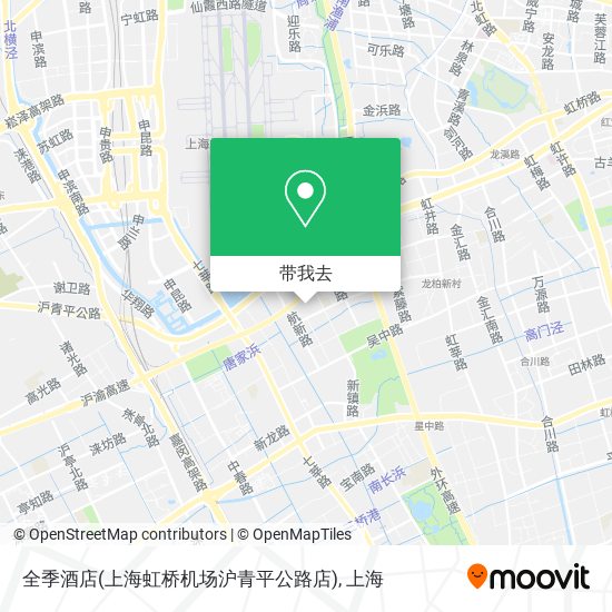 全季酒店(上海虹桥机场沪青平公路店)地图