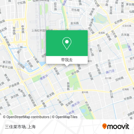 三佳菜市场地图