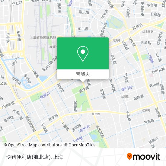 快购便利店(航北店)地图