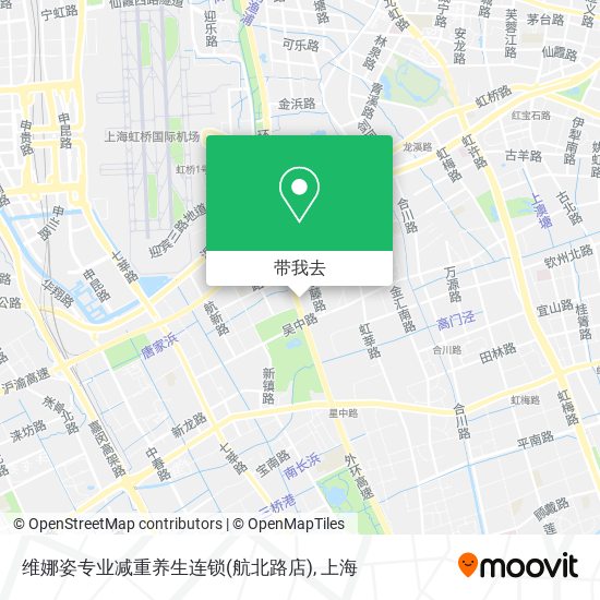 维娜姿专业减重养生连锁(航北路店)地图
