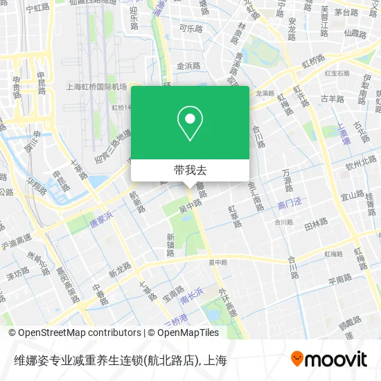 维娜姿专业减重养生连锁(航北路店)地图