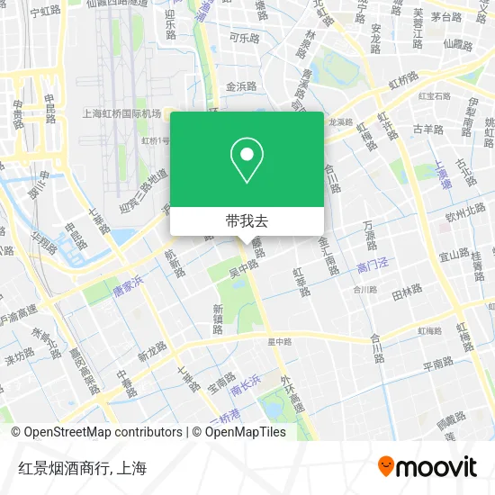红景烟酒商行地图