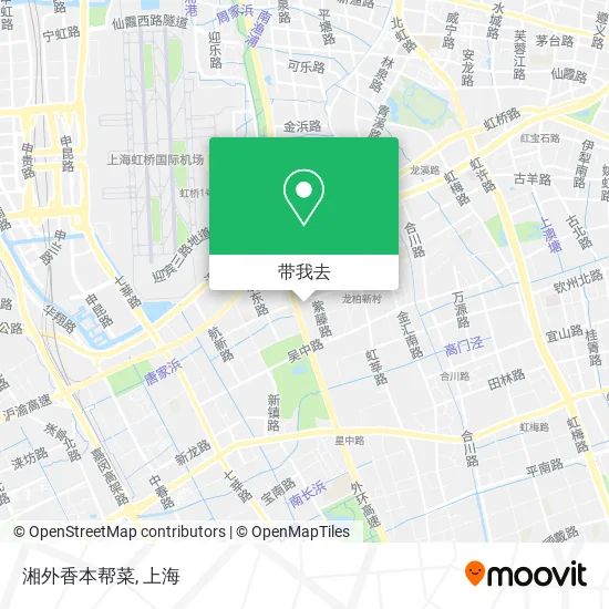 湘外香本帮菜地图