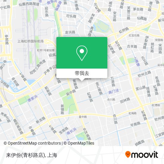 来伊份(青杉路店)地图