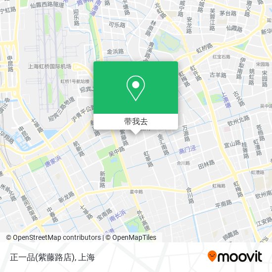 正一品(紫藤路店)地图